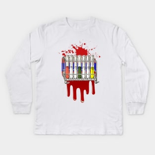 Test tubes Kids Long Sleeve T-Shirt